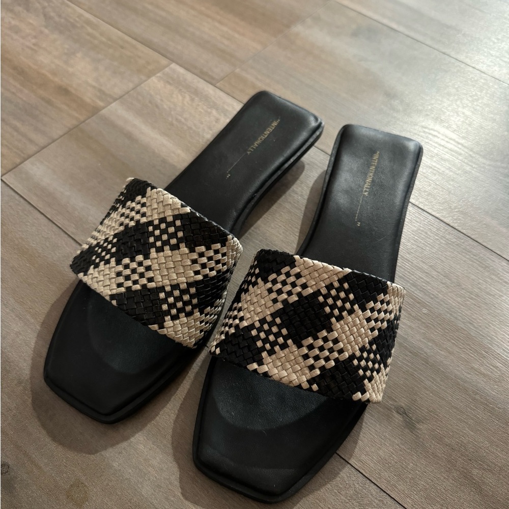 Anthropologie Woven Leather Sandals
